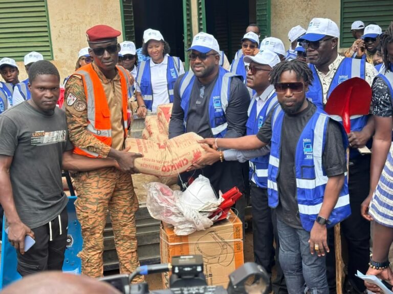 Burkina Faso/ Faso Mêbo : Telecel Faso engage sa responsabilité sociétale avec un appui structurant de 50 tonnes de ciment et d’équipements techniques