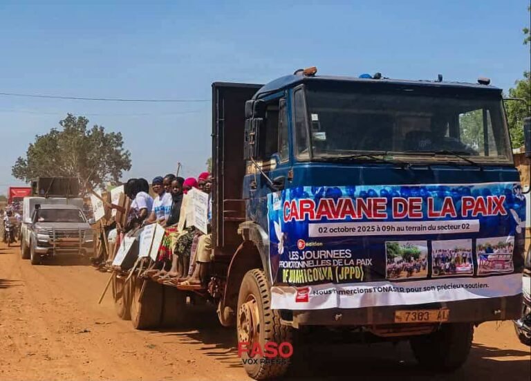 Ouahigouya : La caravane de la paix lance la 6ᵉ édition des JPPO dans une ferveur populaire
