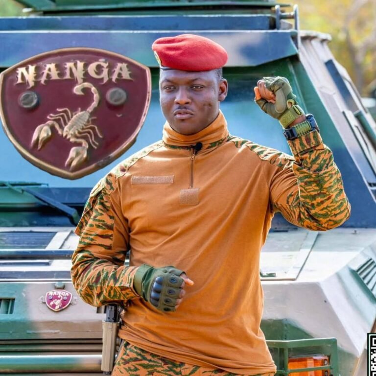 Le Capitaine Ibrahim TRAORE, Président du Faso, Chef de l'Etat