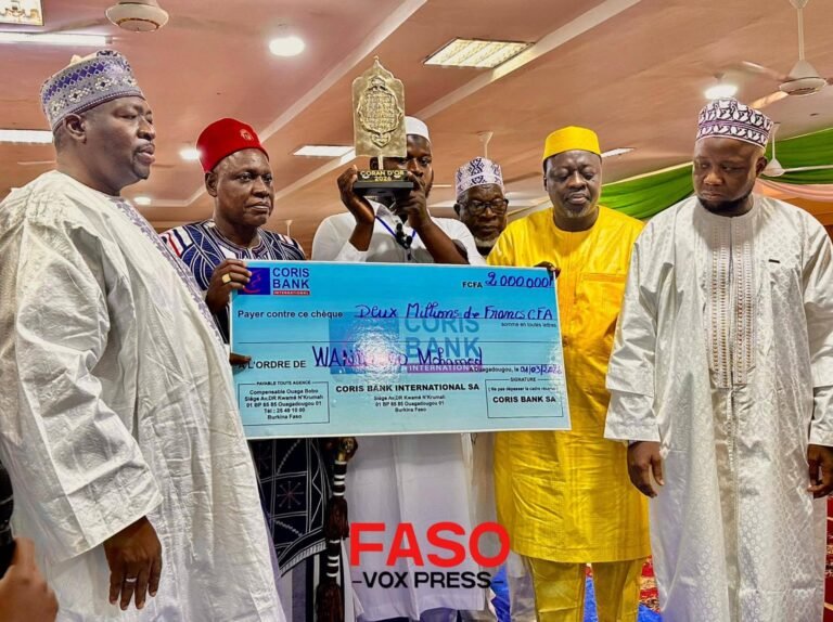 Coran d’Or 2026 : WANDAOGO Mohamed décroche le trophée, 2 millions FCFA et un terrain