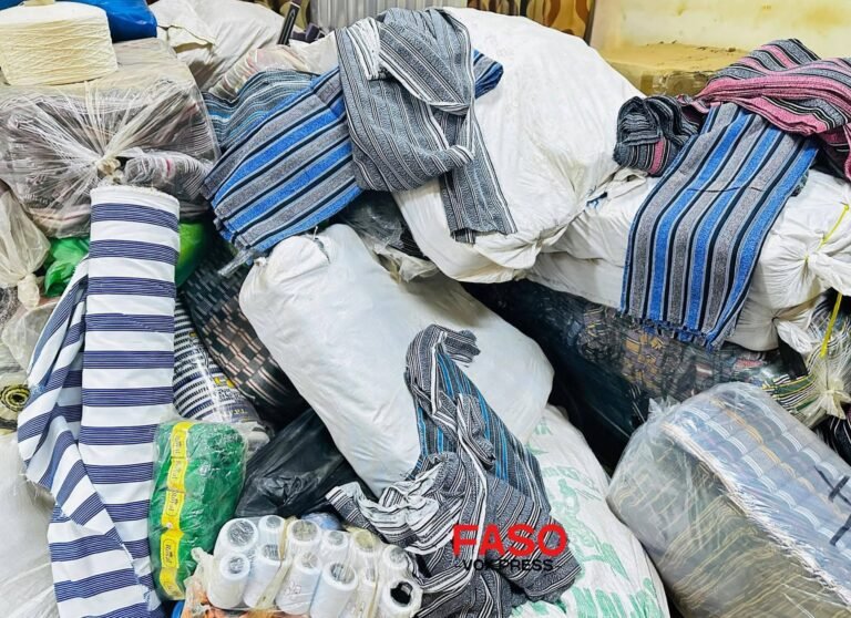 Burkina Faso/Fraude textile : la BMCRF réalise un vaste coup de filet et inflige plus de 3 millions de FCFA d’amendes