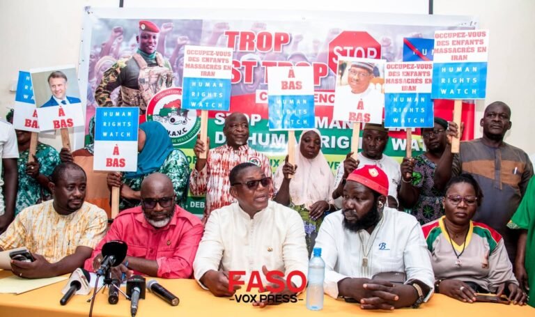 Burkina Faso/Rapport de Human Rights Watch: la CNAVC dénonce un rapport fictif de plus de « 300 pages » et appelle à une mobilisation générale dans les prochains jours