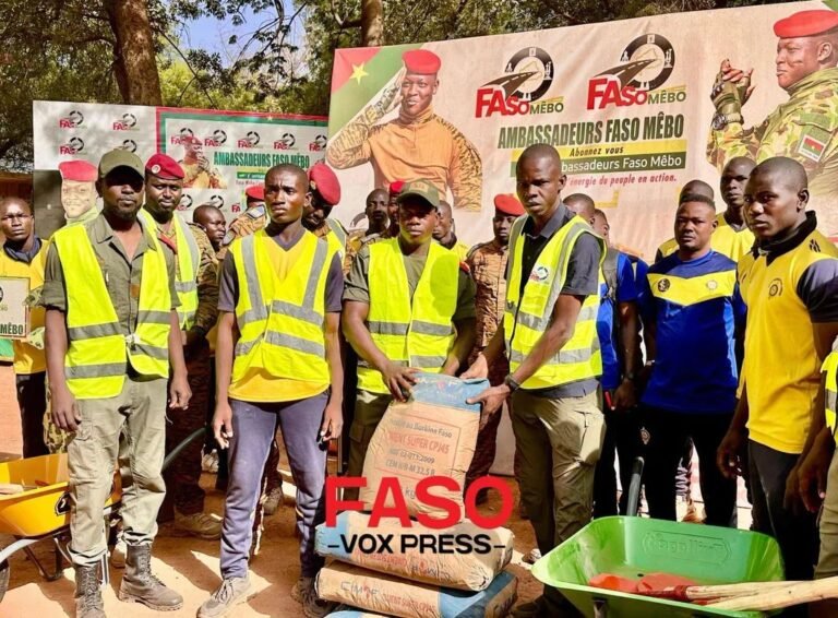 Agence Faso Mêbo : les stagiaires de l’ENSOA apportent leur pierre à l’édifice du développement national