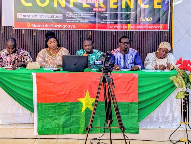 [#Burkina_Faso] Soutien à la RPP : le MPY hausse le ton contre les ingérences étrangères et prône l’unité face aux défis